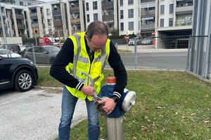 Ausbau der digitalen Hydranten-Überwachung. Foto: Stadtwerke Klagenfurt