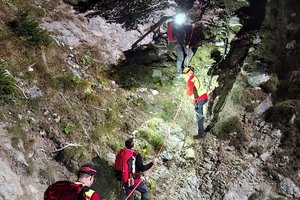 Die Bergrettung Ferlach im Einsatz: Foto. Bergrettung Ferlach