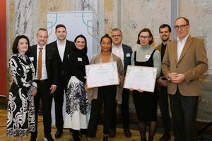 Vom Gesundheitsminister gab es drei Auszeichnungen für das UKH Klagenfurt. Foto: Inés Bacher