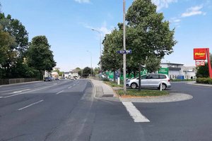 Straßensperre: Bauarbeiten im Bereich Görzer Allee - Völkermarkter Straße. Foto: Mein Klagenfurt