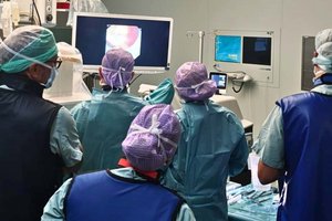 Live Operationen am Klinikum Klagenfurt zeigen schonende Behandlung von Harnsteinen. Foto: KABEG
