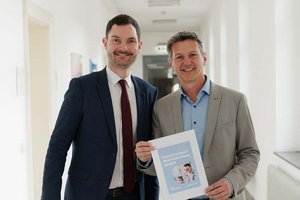 Die Landesräte Daniel Fellner und Peter Reichmann. Foto: Büro Fellner