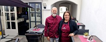 Daniela Galler und Ivan Simonetti bringen Crêpes-Vielfalt in die Klagenfurter Herrengasse. Foto: Mein Klagenfurt