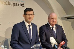 Gruber und Stocker betonen in Klagenfurt: Reformpartnerschaft soll Kärnten stärken. Foto: Mein Klagenfurt