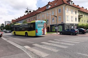 Bus-Umleitungen wegen Straßenarbeiten in der Luegerstraße. Foto: Mein Klagenfurt