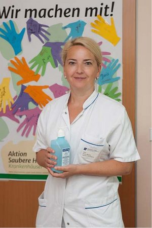 DGKP Martina Marcher, Akademische Expertin der Krankenhaushygiene. Foto: HF Pictures
