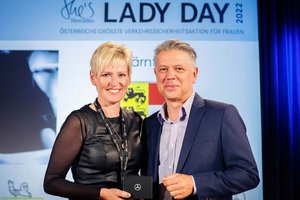 Doris Gasteiner aus Klagenfurt ist Kärntens beste Autofahrerin. Foto: ÖAMTC Fahrtechnik/Houdek