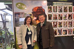 Bürgermeister Christian Scheider mit TiKo-Geschäftsführerin Marita Pontasch am Tag der offenen Tür. Foto: Büro Bürgermeister