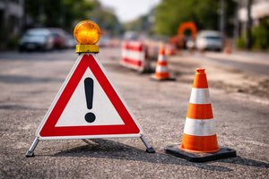 Bauarbeiten in der Siriusstraße, Koschutastraße und Lastenstraße. Foto: Symbolbild