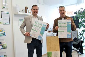 Klima- und Umweltschutzreferent Vizebürgermeister Patrick Jonke und Dr. Wolfgang Hafner (Leiter Abt. Klima- und Umweltschutz) laden die Bürger ein, Projektideen fürs Klima einzureichen. Foto: StadtKommunikation/Spatzek