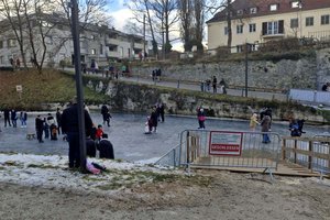 Achtung! Lendkanal derzeit gesperrt. Foto: Mein Klagenfurt