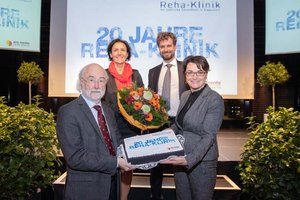 v.l.n.r.: Univ.-Doz. Dr. Georg Spiel, Mag. Petra Müller, MBA, Prim. Dr. Christoph Wassermann und Dr. Beate Prettner. Foto: pro mente gruppe kärnten