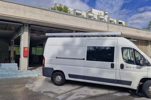 Ab Samstag wechselt die Wasserausgabe vom Messeparkplatz in den Innenhof der Stadtwerke. Foto: Mein Klagenfurt
