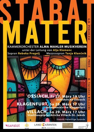 Sa, 28.3.2026 - Konzert Stabat Mater - Klagenfurt, Johanneskirche - 17:00 Uhr