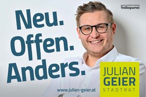 „Neu. Offen. Anders.“: Klagenfurter Volkspartei präsentiert Frühsommerkampagne.