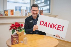 Caritas Direktor Ernst Sandriesser bedankt sich für Solidarität und Hilfe. Foto: Caritas