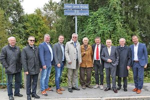 Feierliche Enthüllung der „Urban Jarnik Brücke“