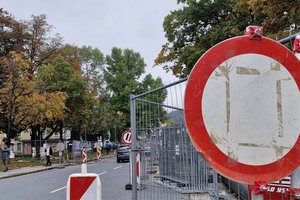 Sperre der Radetzkystraße. Foto: Mein Klagenfurt