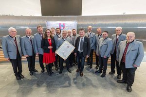 Stadtwappen für Sängerrunde Stadtwerke Klagenfurt. Fotos: SK/Zangerle Stadtwappen für Sängerrunde Stadtwerke Klagenfurt. Fotos: SK/Zangerle