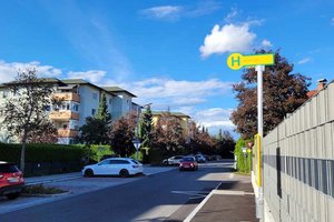 Überdachung für Bushaltestelle in der Keltenstraße. Foto: Mein Klagenfurt