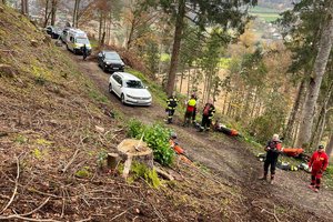 Brustkorbverletzung: Unfall mit Motocross-Maschine. Foto: Bergrettung Klagenfurt