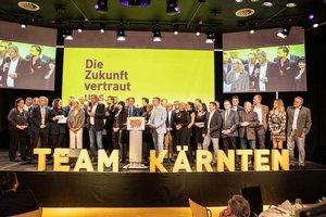 Team Kärnten-Chef Köfer reichte Wahlvorschlag ein. Foto: Team Kärnten/Zangerle