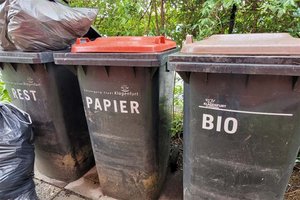 Klagenfurter Müllabfuhr: Tonnen müssen künftig rausgestellt werden. Foto: Mein Klagenfurt