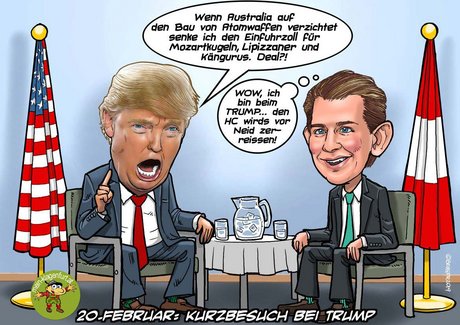 Kurz-Besuch im Weißen Haus