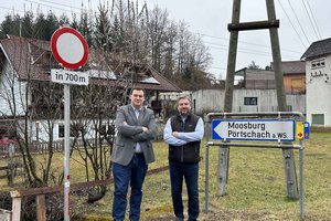 Florian Pacher - FPÖ-Gemeindevorstand in Pörtschach und Markus Langer - Gemeinderat in Techelsberg, machen gegen das Fahrverbot mobil und üben Kritik am „Alleingang der Pörtschacher Bürgermeisterin“. Foto: FPÖ