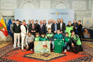 SV Donau Klagenfurt erhielt 1. Panathlon-Award. Foto: LPD Kärnten/Gernot Gleiss