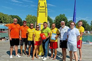 Präventionstag gegen Ertrinkungstod im Strandbad Klagenfurt. Foto: Büro Bürgermeister Präventionstag gegen Ertrinkungstod im Strandbad Klagenfurt. Foto: Büro Bürgermeister