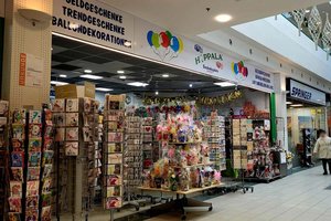 Noch bis Ende April 2023 geöffnet: Geschenkegalerie Hoppala im Südpark. Foto: Mein Klagenfurt