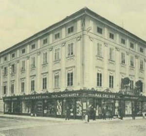 Der „Greinerhof“ um 1910. Foto: Kärntner Sparkasse