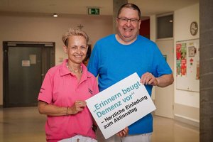 Im „Haus Martha“ sind Heidi Bachlechner und Roland Steiner schon fleißig am Planen für den Aktionstag am 20. September. Foto: Caritas Kärnten