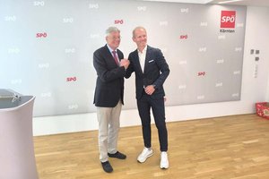 LH Peter Kaiser und LGF Andreas Sucher. Foto: SPÖ Kärnten