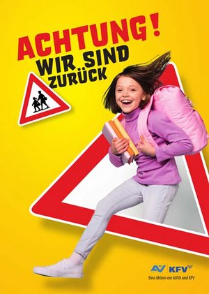 Rund 800 Plakate weisen die nächsten Wochen auf den Schulbeginn hin