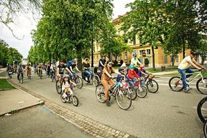 Kidical Mass Kinderradparade: Fahrrad statt Elterntaxi. Foto: sabinebiedermann.com