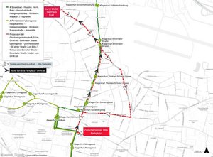Route der Prozession