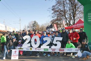 Kärnten Läuft Neujahrslauf in der Klagenfurter Ostbucht. Foto: Kulmer / Kärnten Läuft