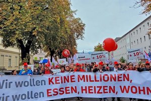 ÖGB Aktion gegen die Teuerung am 10. Oktober in Klagenfurt und allen Kärntner Regionen. Foto: Mein Klagenfurt