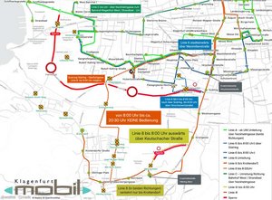 Ironman am 14. Juni: Änderungen im Klagenfurter Busverkehr 