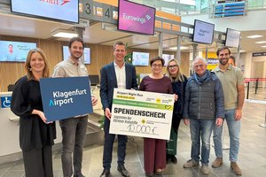 2. Airport Night Run: 10.000 Euro für Kärntner Krebshilfe erlaufen. Foto: Büro Prettner 2. Airport Night Run: 10.000 Euro für Kärntner Krebshilfe erlaufen. Foto: Büro Prettner