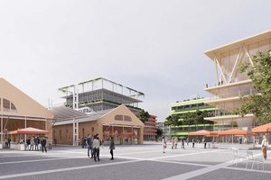 So könnte künftig das Klagenfurter Bahnhofsviertel aussehen. Foto: KOSMOS Architects