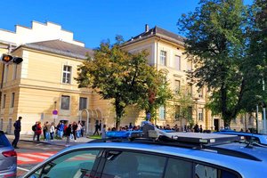 Bombendrohung an Klagenfurter Hasnerschule. Foto: Mein Klagenfurt