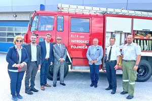 Hilfe aus Kärnten für Feuerwehr in Bosnien. Foto: Büro LR Fellner