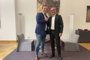 SPÖ-Gemeinderatsclub: Doppelspitze für Klagenfurt. Christian Glück und Franz Petritz. Foto: KK