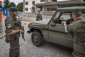 Miliz-Soldaten übten den Schutz von Kärntner Kasernen. Foto: Bundesheer/Michael Steinberger