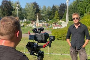 Max Müller im Minimundus in Klagenfurt. Foto: ORF