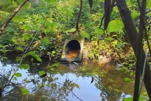 Dixi-Klos illegal im Feuerbach gereinigt. Foto: Klagenfurt Elite