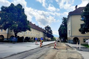 Heute haben die Bauarbeiten in Waidmannsdorf begonnen. Foto: Mein Klagenfurt